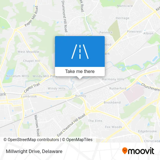 Millwright Drive map