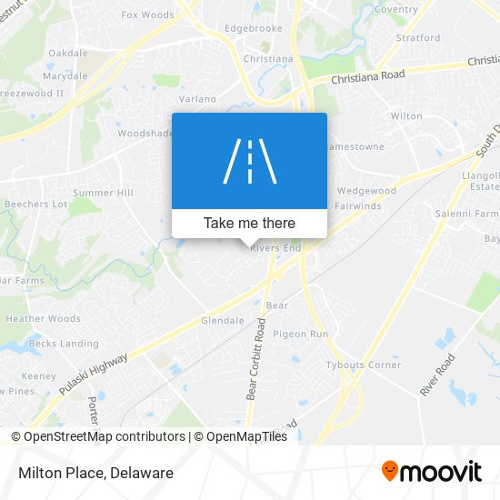 Mapa de Milton Place