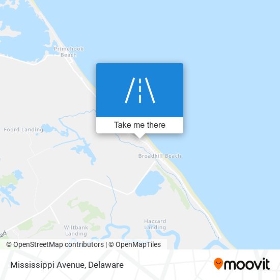 Mapa de Mississippi Avenue