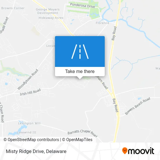 Misty Ridge Drive map