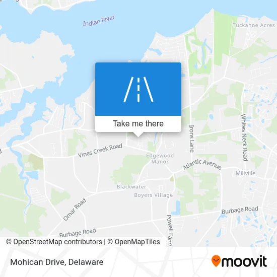 Mohican Drive map