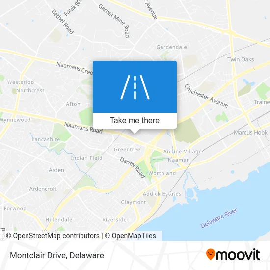 Montclair Drive map