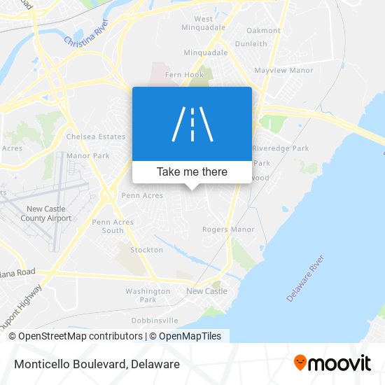 Mapa de Monticello Boulevard