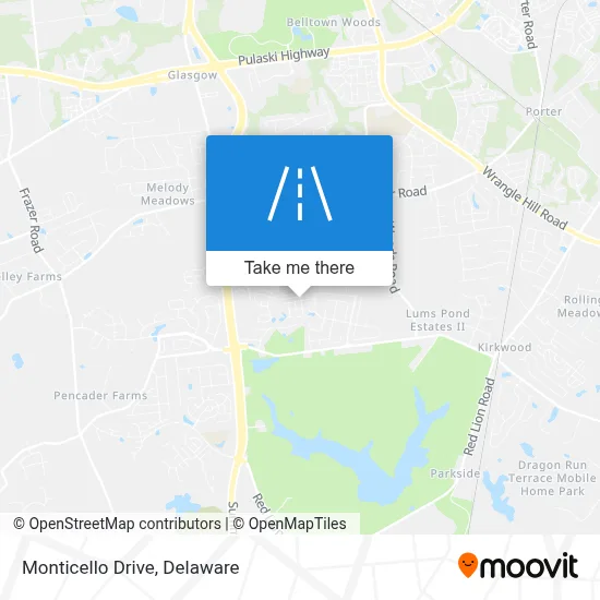Monticello Drive map