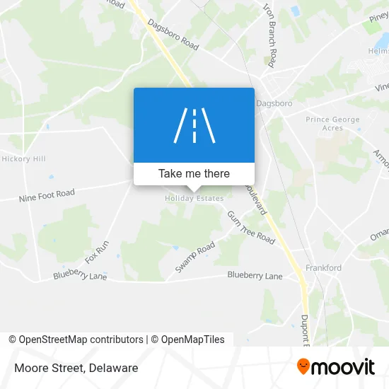 Moore Street map