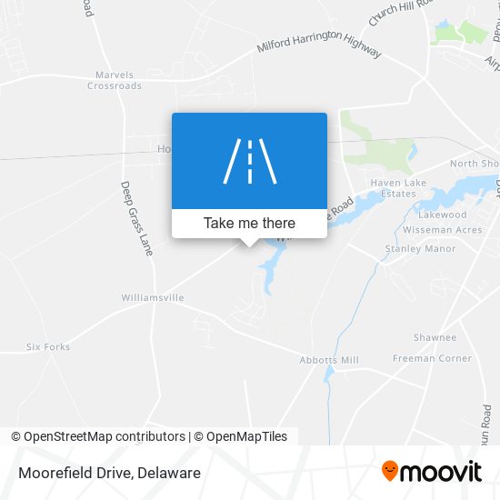 Mapa de Moorefield Drive