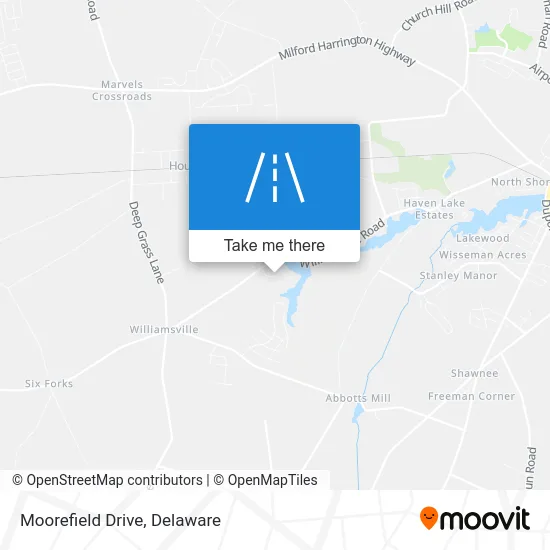 Moorefield Drive map