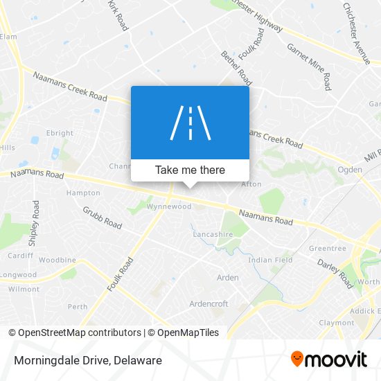 Morningdale Drive map