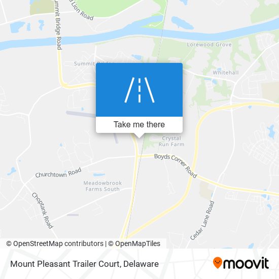 Mount Pleasant Trailer Court map