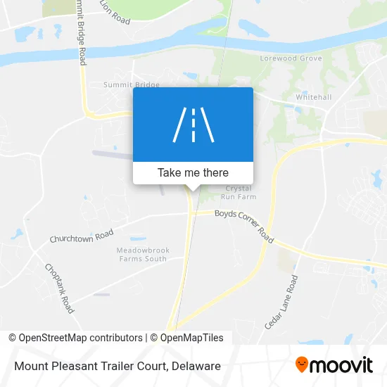 Mount Pleasant Trailer Court map