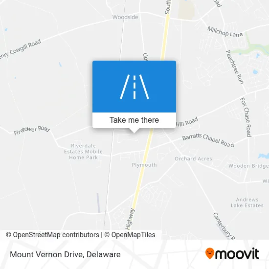 Mount Vernon Drive map