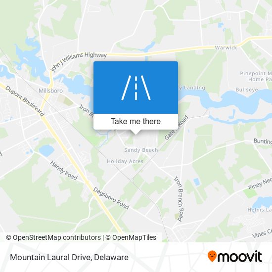 Mapa de Mountain Laural Drive
