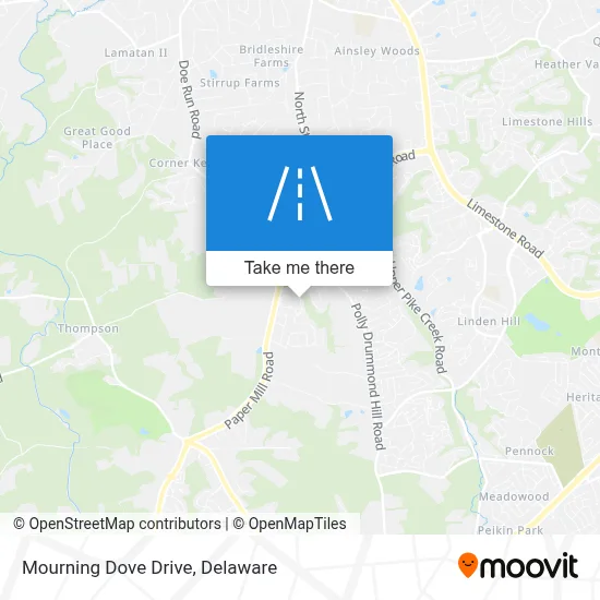 Mourning Dove Drive map