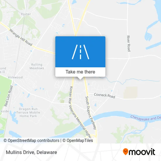 Mullins Drive map