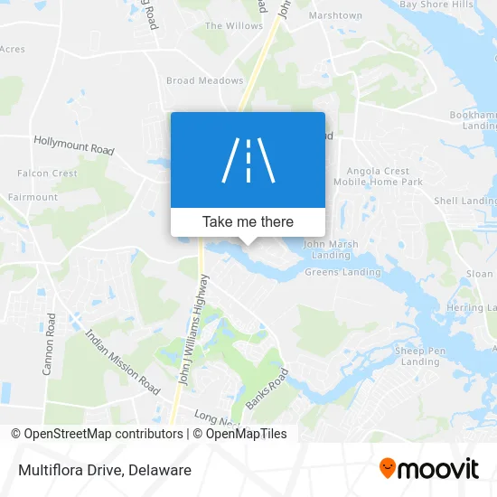 Multiflora Drive map