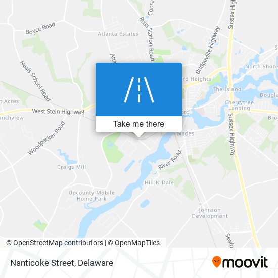 Mapa de Nanticoke Street