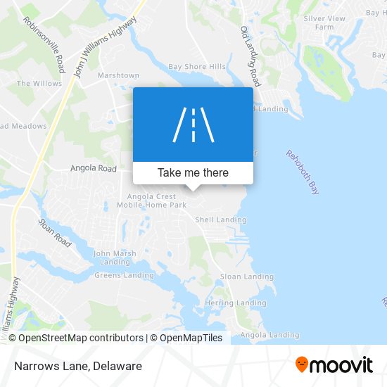Mapa de Narrows Lane