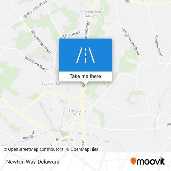 Newton Way map