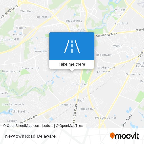 Mapa de Newtown Road