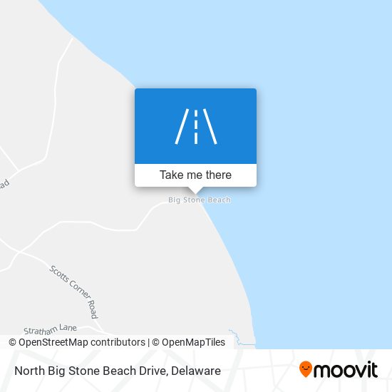 North Big Stone Beach Drive map