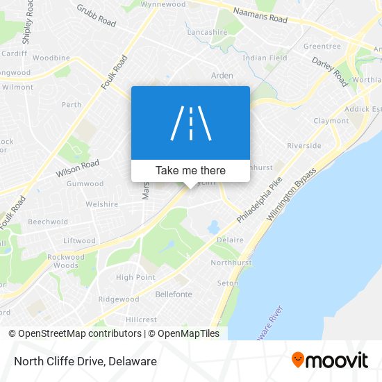 Mapa de North Cliffe Drive