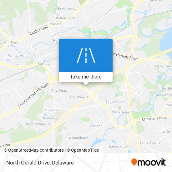 Mapa de North Gerald Drive