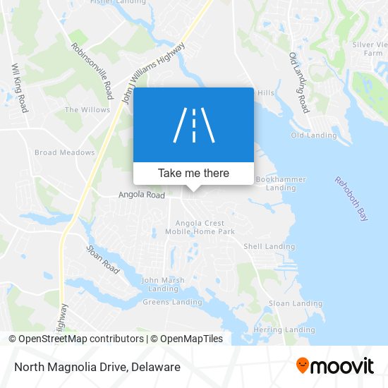 Mapa de North Magnolia Drive