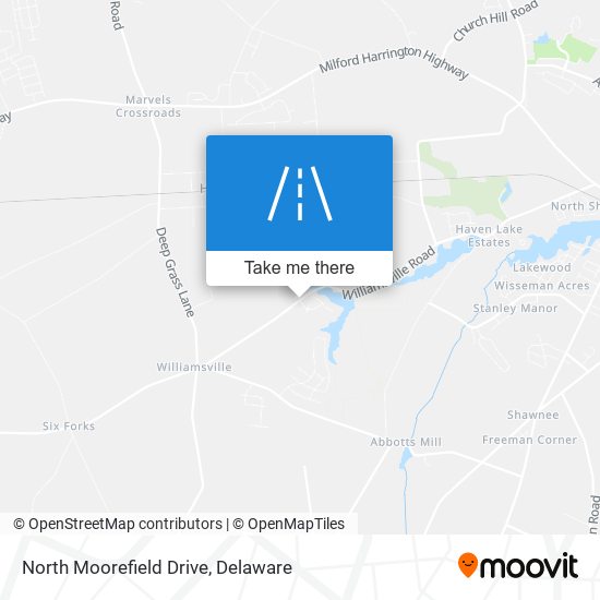 North Moorefield Drive map