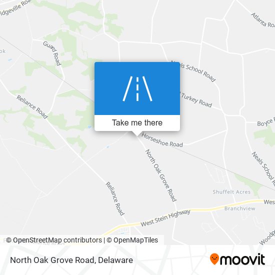 Mapa de North Oak Grove Road
