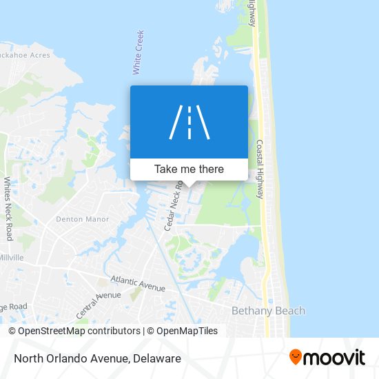 North Orlando Avenue map