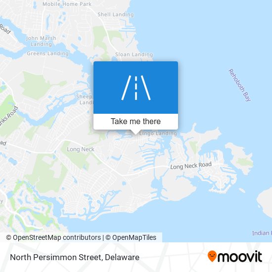 North Persimmon Street map