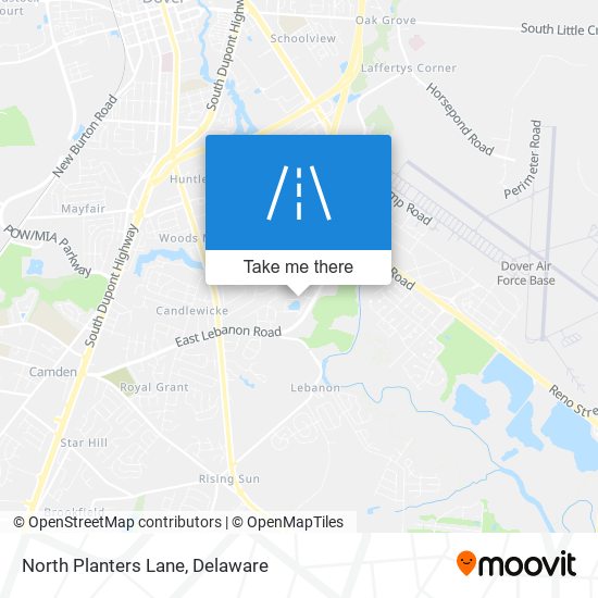 Mapa de North Planters Lane