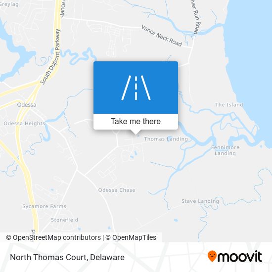 North Thomas Court map