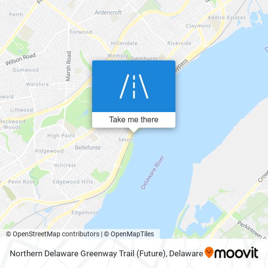 Northern Delaware Greenway Trail (Future) map