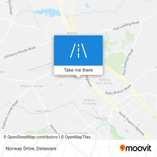 Norway Drive map