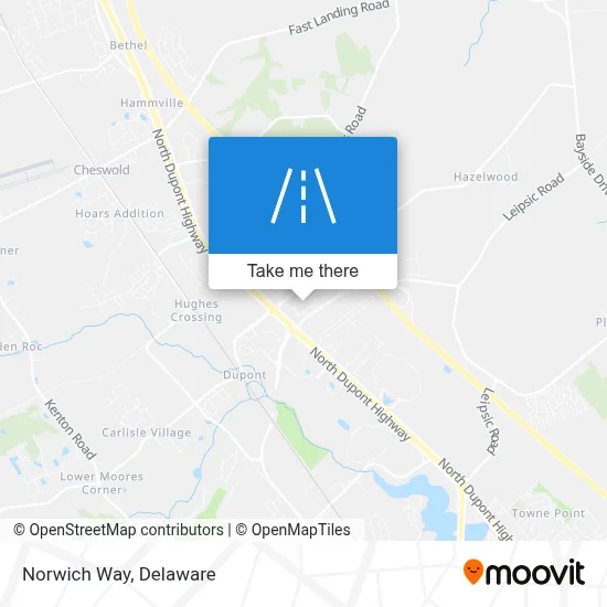 Norwich Way map