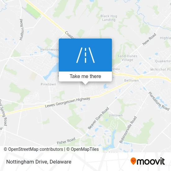 Nottingham Drive map