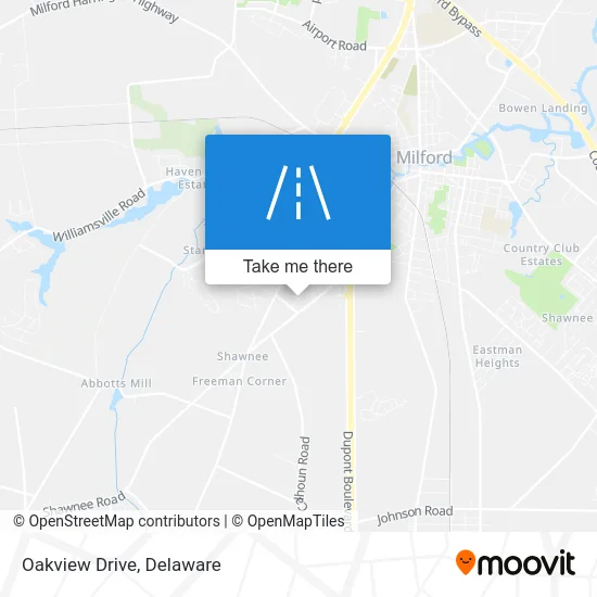 Oakview Drive map