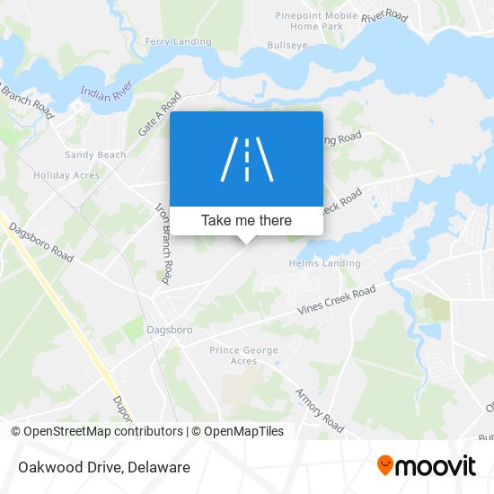 Oakwood Drive map