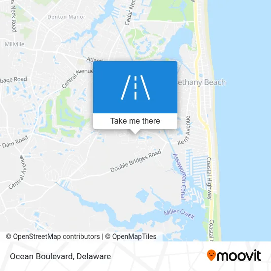 Ocean Boulevard map