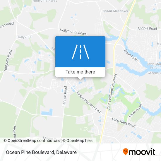 Ocean Pine Boulevard map