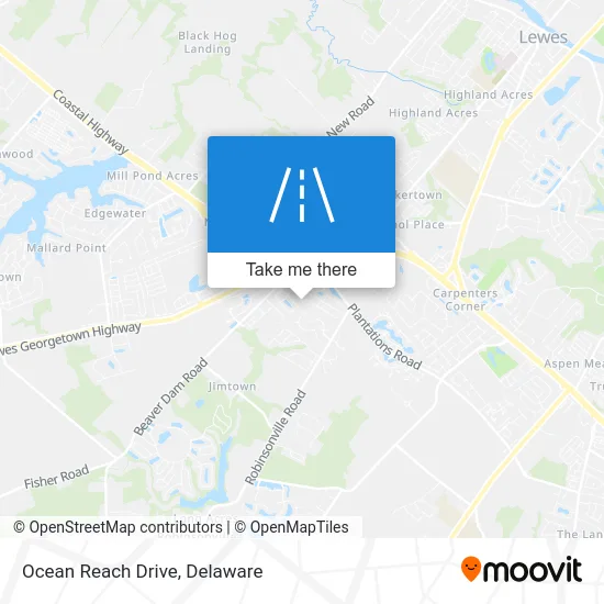 Ocean Reach Drive map