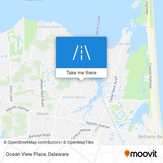 Ocean View Place map