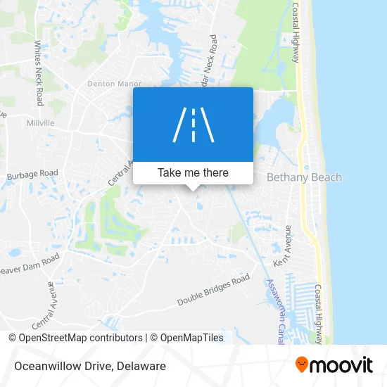 Oceanwillow Drive map
