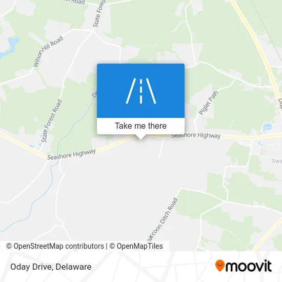 Oday Drive map