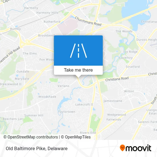 Old Baltimore Pike map