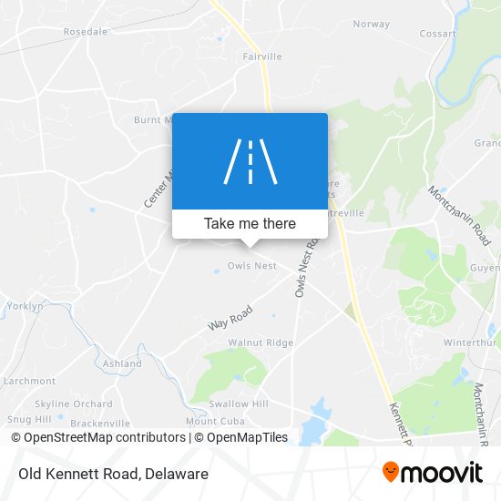 Mapa de Old Kennett Road