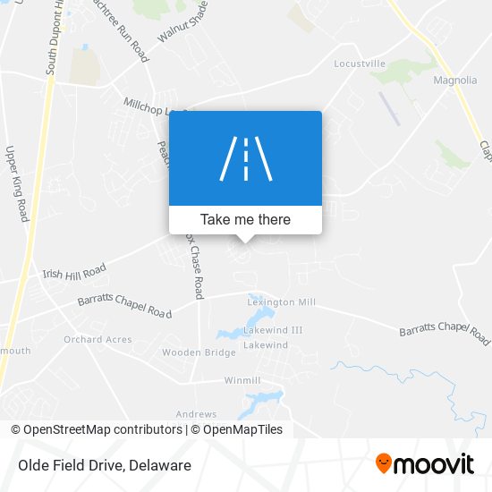 Olde Field Drive map