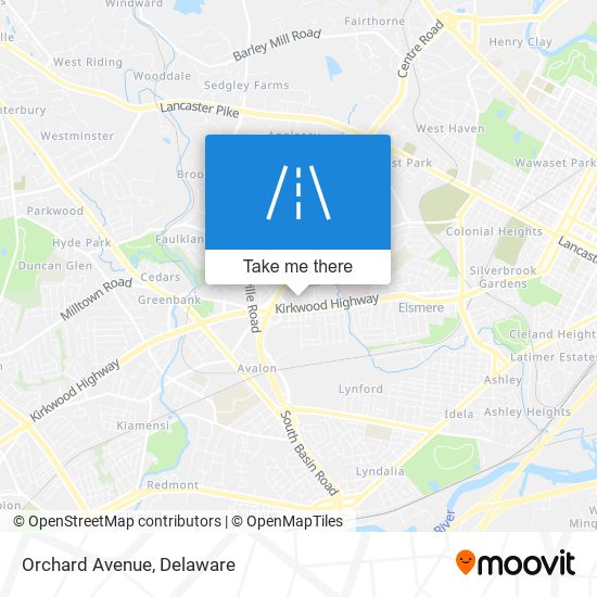 Mapa de Orchard Avenue