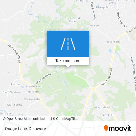 Mapa de Osage Lane